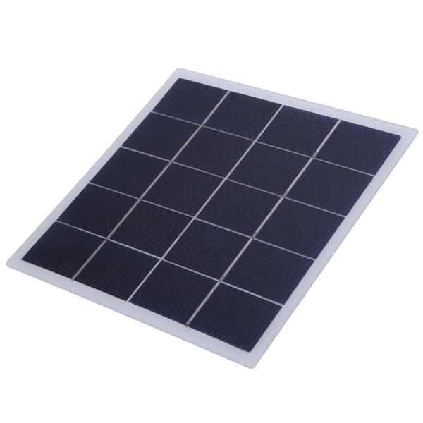 4W 5V Polykrystallinsk Silikon DIY Solcellepanel Lett og Enkel å Bære 172x175x2MM4W