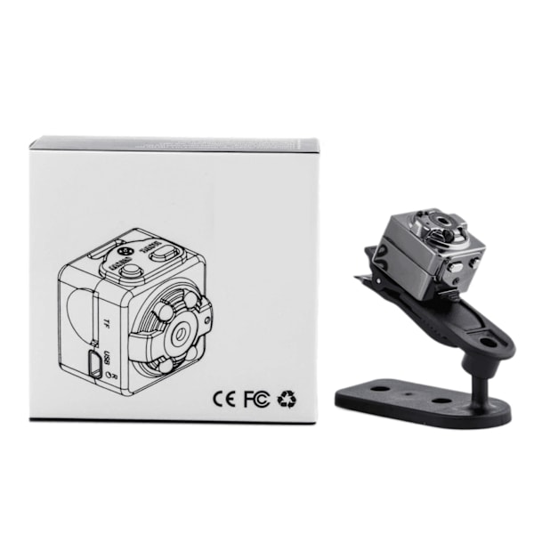 Mini actionkamera Night Vision High Definition vidvinkelobjektiv Bärbar Dash-kamera för utomhusbruk