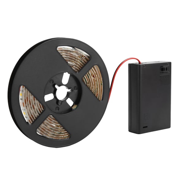 2m 120LED-valonauha, vedenpitävä, paristokäyttöinen, kodin portaisiin, vaatekaappiin, kylmä väri