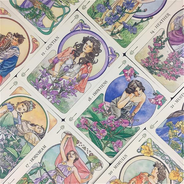 Blomsterorakelkortlek Tarotkortlek Orakelkortlek