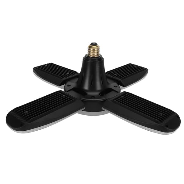4-bladet garagebelysning LED deformerbar lampe 150W E27 lagerlys til kælder 85-265V
