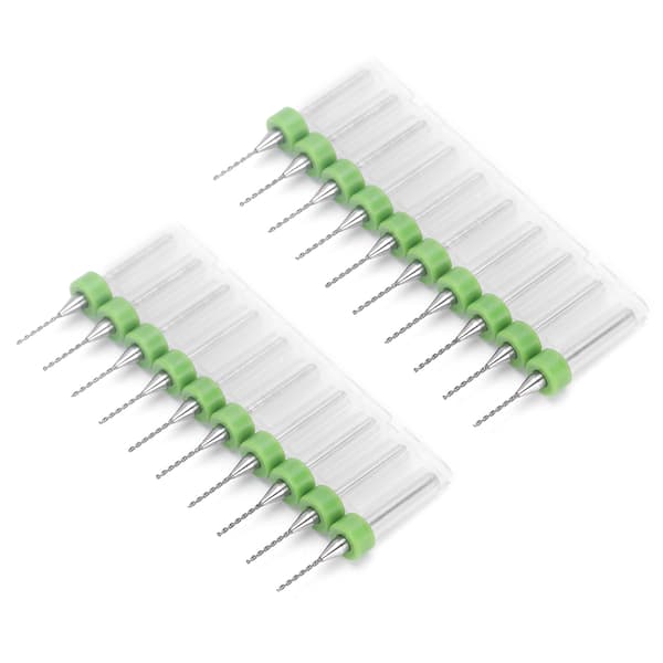 20 stk. PCB-bor Alloy Tungsten Steel Circuit Board Micro Twist Vertical Punch Tool Set