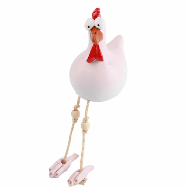 Havedekoration Keramisk Kylling Hilde Dekoration Dyrefigur Ornament til Hjem Dekorativt Håndværk
