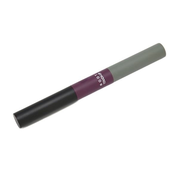 0,2oz Hårlinjeskygge Pen Dobbelt Hoved Engangsfarvning Hårskygge Svamp Hoved Pen Grå Sort