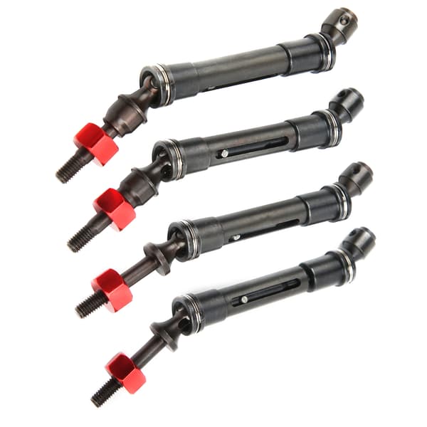 CVD-drivaxel i metall fram och bak med adapter för TRAXXAS SLASHRed