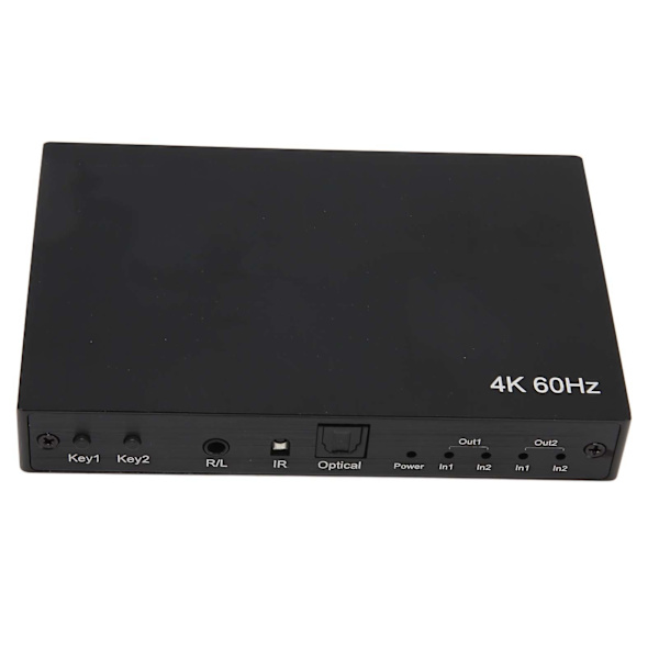 4K 60Hz HD Multimedia Interface Switch Splitter 4K 3D 1080P HDCP2.2 HDR 10 2x2 HD Multimedia Interface Switcher 100‑240V UIK Plug