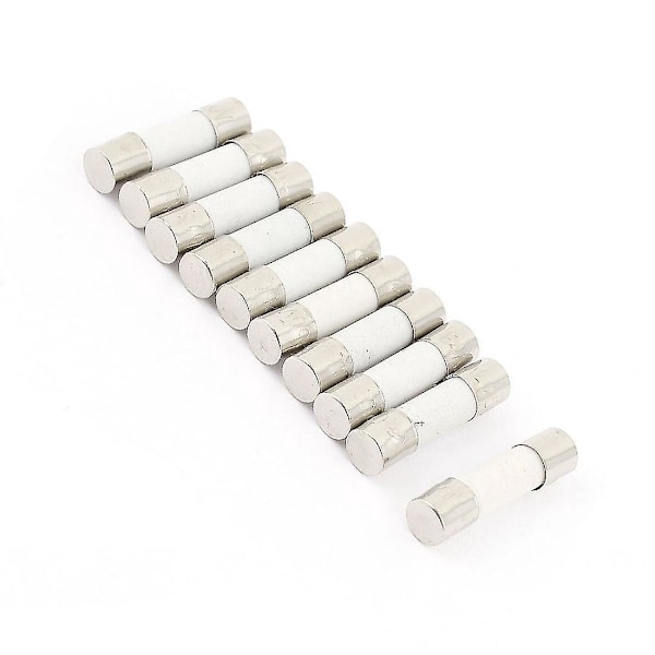 Træg 250 V 5 A T5 A keramisk rør, 10 5 x 20 mm sikring-B10
