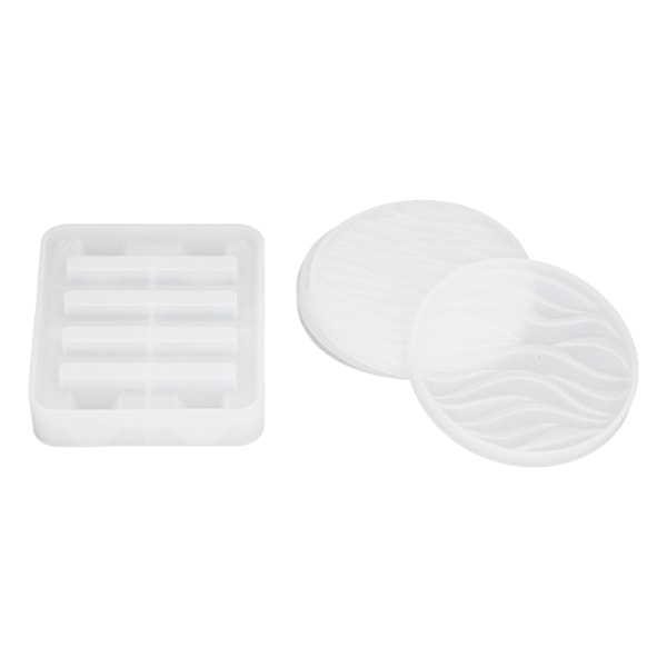 Silikonform Unik 3D Bølgedesign Utsøkt Vakker Holdbar Gjenbrukbar Form for DIY-skåler