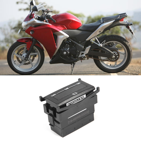Batterikapacitetsindikator 10 delar LED-stapeldisplay för golfbilar motorcykel