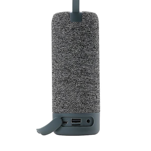 Kannettava Bluetooth-langaton kaiutin, syvä basso, voimakas 360° ääni, kelluva, -Harmaa