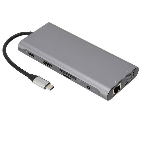 Type C Hub 4K High Definition 5 Gbps Transmission PD Opladning Aluminiumlegering Type C Dockingstation