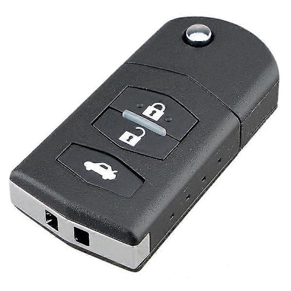 Smart fjernbetjeningsnøgle til bil med 3 knapper, 80-bit 63 chip, bilnøgle fob, passer kompatibel med 2 3 5 6 Rx8 Mx5 433mhz