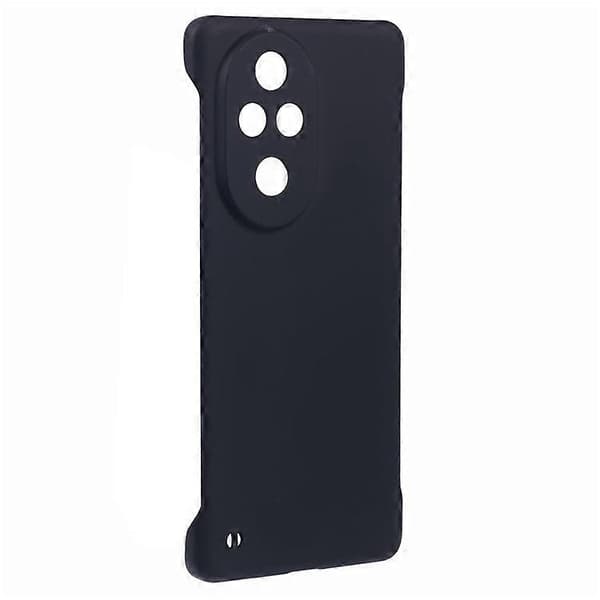 Kompatibel med Honor 200 5G Deksel Hard PC Bakside Rammeløst Telefondeksel Black