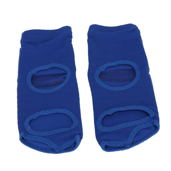 2st Boxningsfotsskydd Unisex PU-läder Mjuk boxning Sparring Fotskydd för kvinnor Män Blå S 35