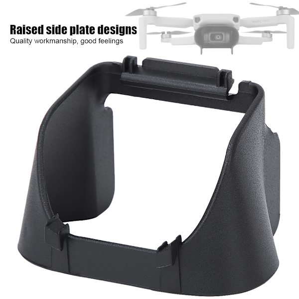 Drönare objektivhuv Gimbal objektivlock solskydd skyddande lock passform för MAVIC MINI svart