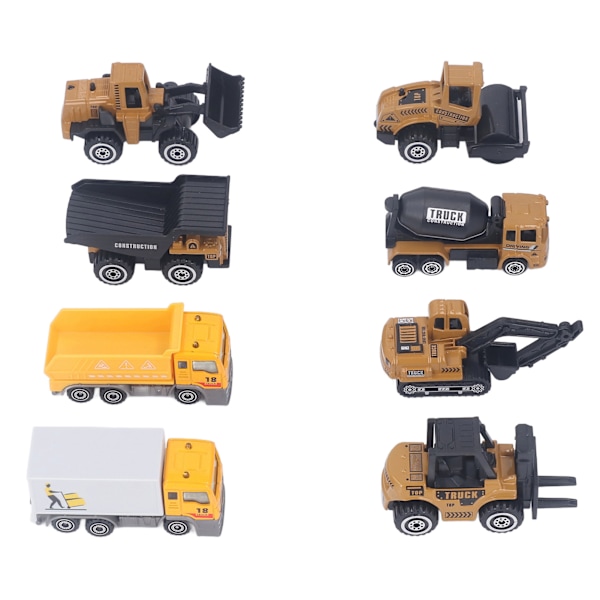 Pojkar Byggfordon Set 1:60 Byggfordon Modell Legering Gjutna Tekniska Bilar Modell Leksak