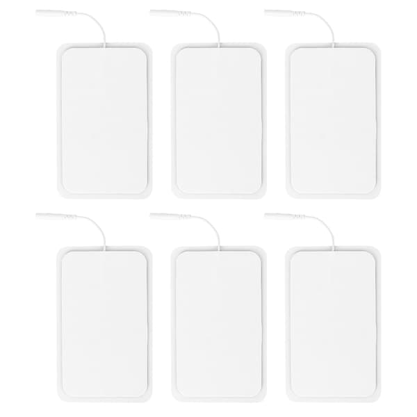 6 stk. Gjenbrukbare Tens Pads Ikke-irriterende Erstatningselektrodepatcher for Elektroterapi