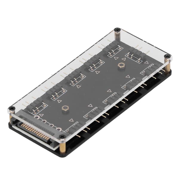 FREEZEMOD RBW Hub Splitter 10-vejs understøttelse 5V lampe med blæser computer vandkøling tilbehør