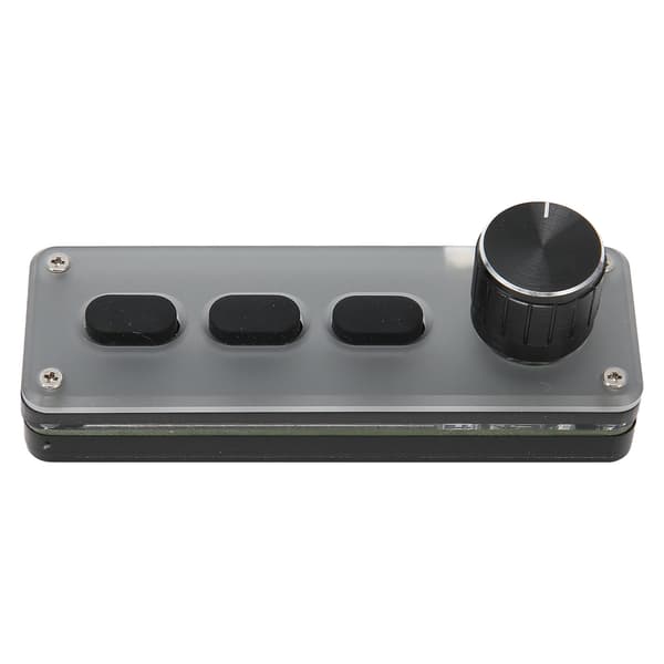 3 Taster Mini Keypad Kablet USB Bluetooth Silikone Lydløs DIY Programmerbart Tastatur med Knap til Gaming Media Musik
