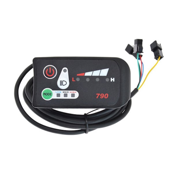 Robust letvægts E-Bike 24v kontrolpanel med Speed ​​Display