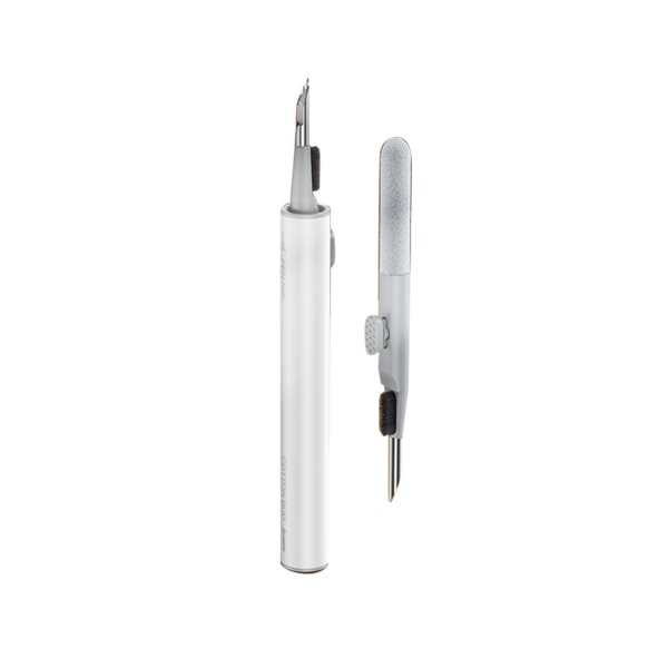 Bluetooth Earbuds Cleaning Pen Multifunktion Hörlurar Case Rengöringsverktyg för IOS Earbuds 3 Vit