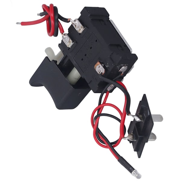Sladdlös borrmaskin avtryckarswitch universell hastighetskontroll ersättning CW CCW justerbar med litet ljus 7.2~24VDC 16A
