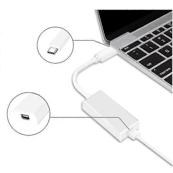 Thunderbolt 3 til Thunderbolt 2 Adapter Type C Kabel USB til MacBook Air Pro - Køb Nu!