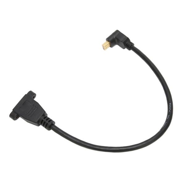 DP-hun til Mini DP-han-kabel med dobbelt hul, låsbart Displayport-adapter til QXGA 2560x1600 opløsningsoutput