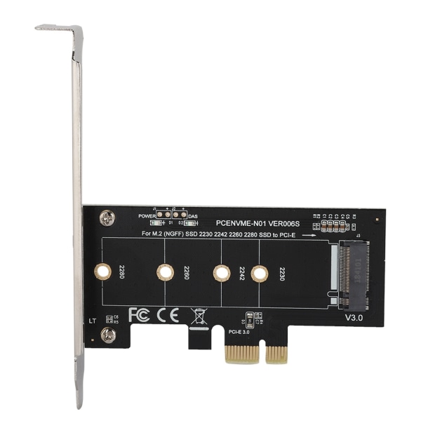 PCI-E til M.2 Expansion Card Connector Converter for M2 NGFF NVME-harddisk