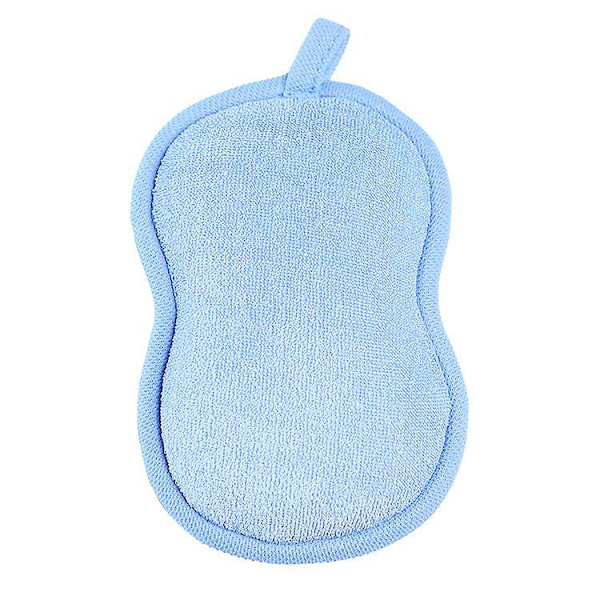 Bambu Babybadsvamp - Ultra Mjuk & Absorberande - 3-pack - Blå Grön-Rosa