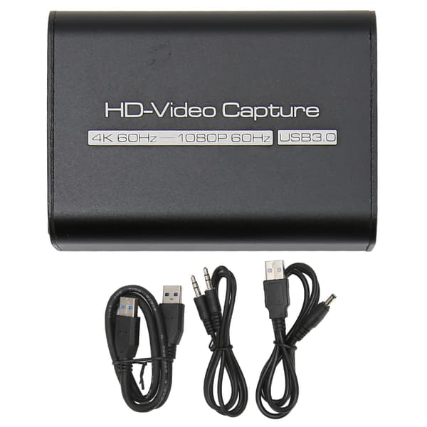 4K Ljud Video Capture Card 1080P USB 3.0 HD Multimedia Interface Video Capture Enhet för PS5 Dator Kamera