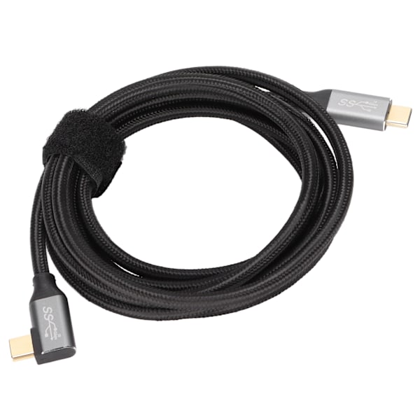 2m 100W 4K Oikea kulma 5A Type C PD -kaapeli Huawei-puhelimille ja -tableteille USB C - USB C -kaapeli