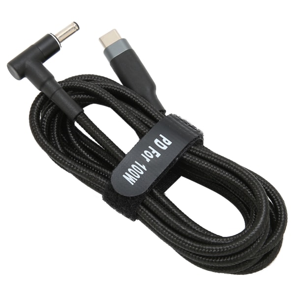 JORINDO USB C till DC-kontakt 100W Snabbladdning Bärbar Bekväm Hållbar Mjuk, slitstark nätsladd för power dator för hemmakontor0,5 M