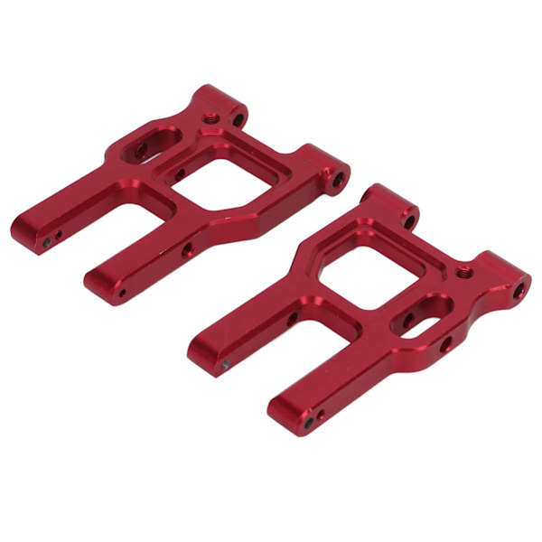 2 stk. forreste svingarme i aluminiumlegering til fjernstyrede biler, tilbehør til LC Racing PTG‑2 1/10 RC-bil, rød