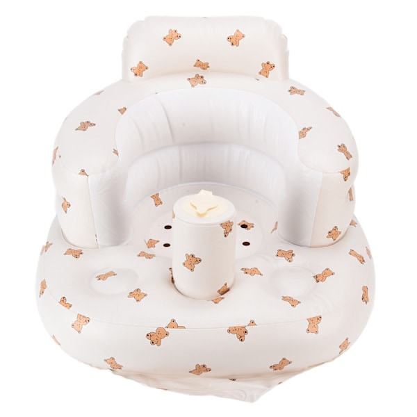 Multifunktionel baby PVC oppustelig rygsøjlebeskyttelse badeværelse sofa læring spise middag stol#2