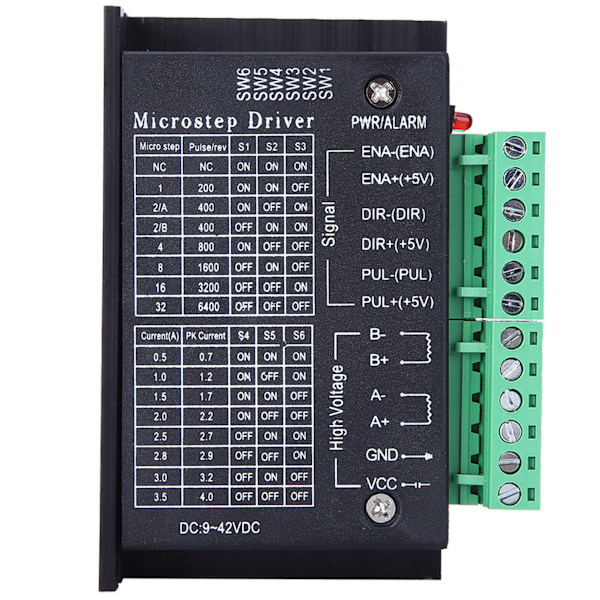 Driver Controller CNC 32 Underinddeling 42/57 Stepper Motor TB6600 Kontrolmodul 4.0A 42V