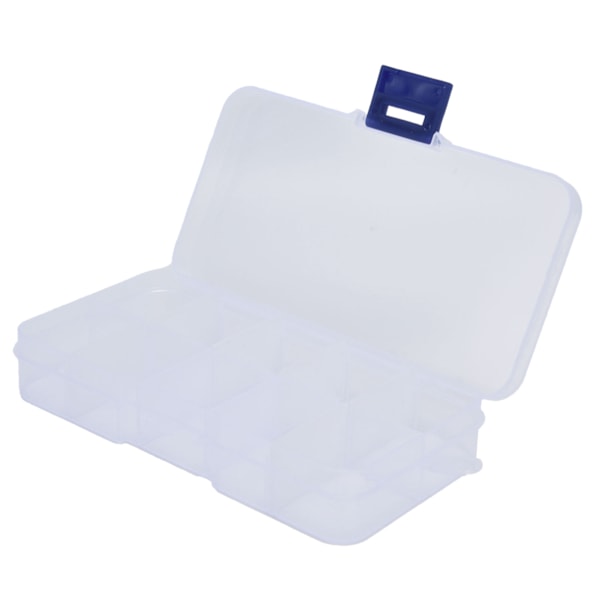 10 kpl 13x7x2,5 cm askartelu säilytysastia läpinäkyvä PP-muovi 10 lokeroa laatikon organizer