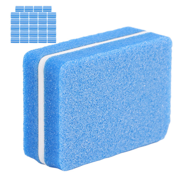30 st Nail Buffer Block Professionell Salong Mini Bärbar Nail Buffing Sanding Block ManikyrverktygBlå