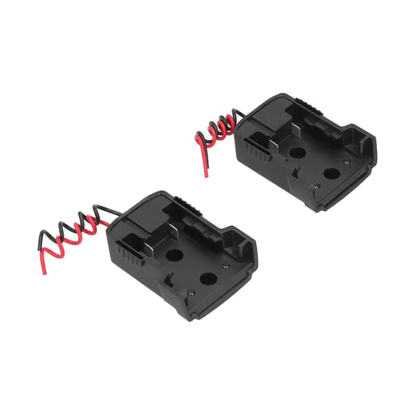 2 sett batteriadapterfesteholder dokkingstrømkildeomformer for Milwaukee M18 18V