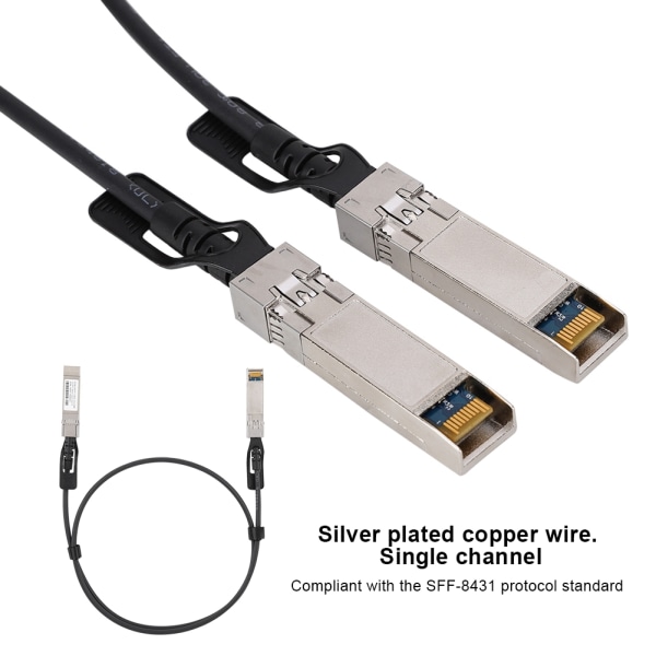 AIQ-YP19020 QSFP28-2QSFP28-CU1M Enkelkanals 10 Gbps høyhastighets overføring kobberdatakabel