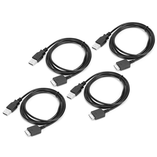 4 stk. PVC Mp3 datakabel profesjonell dataoverføring ladekabel for SONY Walkman