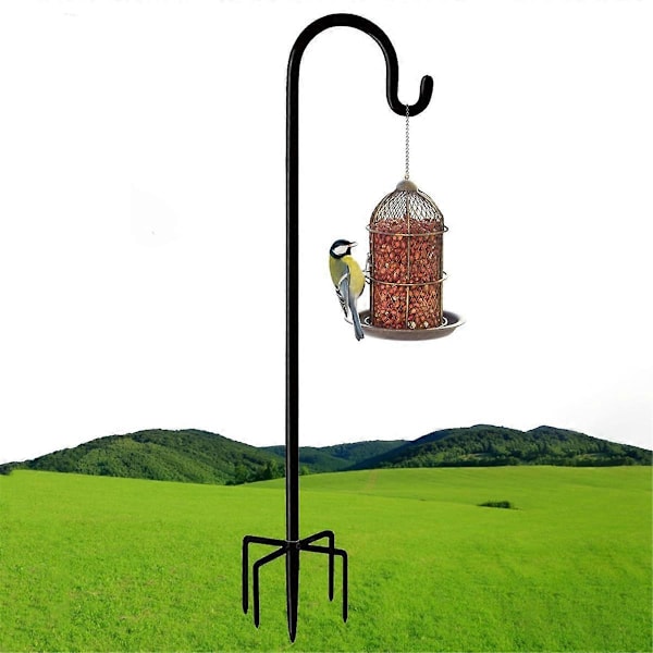 Udendørs hyrdekrog, fuglefoderstangholder