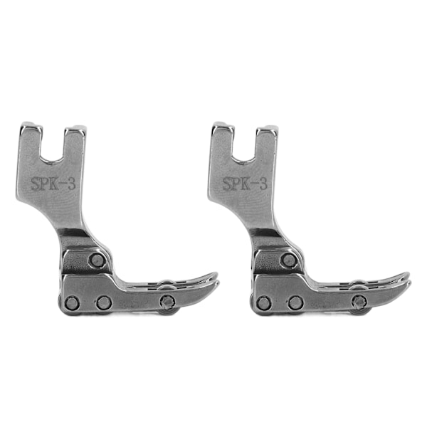 2 stk Rulletrykfod Stål Robust Holdbar Anti-Slip Industriel Symaskine Trykfod med Leje