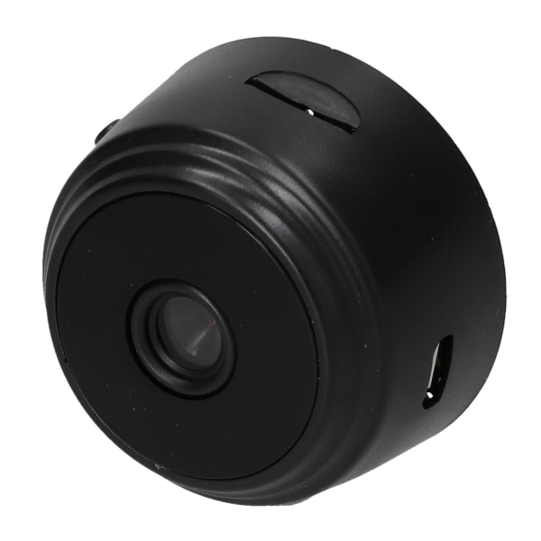 Verkkokamera HD 1080P Langaton WiFi-etäkoti-ladattava kamera matkapuhelimelle Tablet Noir