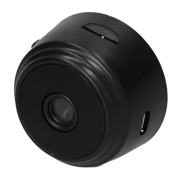 Webcam HD 1080P Langaton WiFi Etäkoti Ladattava Kamera Matkapuhelimelle Tabletille Musta