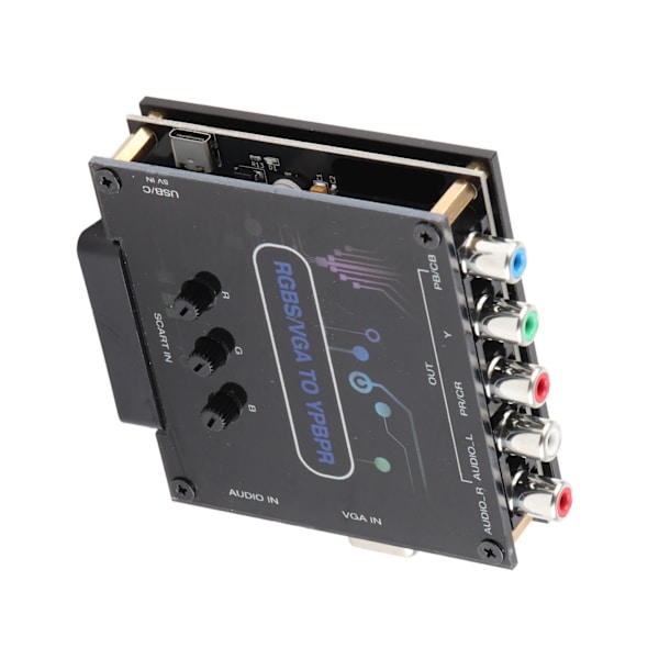 RGBS VGA SCART til YPBPR Komponent Konverter til SFC til Genesis til N64 til Dreamcast til Wii til MD til Saturn