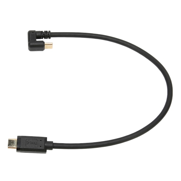 USB-kabel 12 tum USB 3.1 Typ C Hane till Hane 10 Gbps U-typ Armbåge Snabbare Dataöverföring Dataförlängningskabel