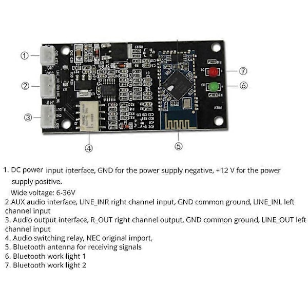 QCC3005 Bluetooth-audiovastaanotinkortti QCC3005 Bluetooth 5.0 -vahvistimet