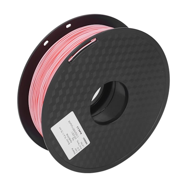 3D-skrivarfilament 1,75 mm rött vitt dubbelt färgfilament PLA-filament förbrukningsmaterial för modell-DIY