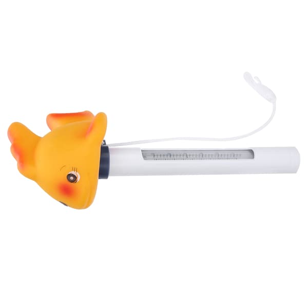 Pooltermometer Guldfiskformet Flydende Temperaturmåler med Skalaer til Swimmingpool